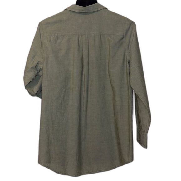 J. Crew Olive Button Down Casual Shirt - Picture 2 of 5